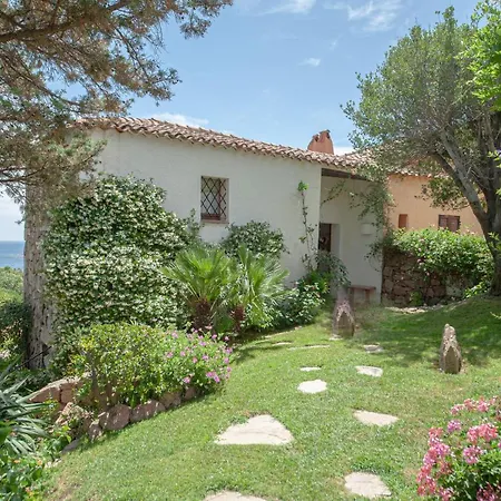 度假居 Porto Cervo- Pantogia, Incantevole Vista Sul Mare 切尔沃港